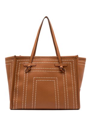 Caramel leather Marcella shopping bag GIANNI CHIARINI | BS11720TKLCNC13946